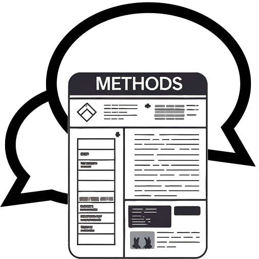 Icon showing chat conversations becoming documents